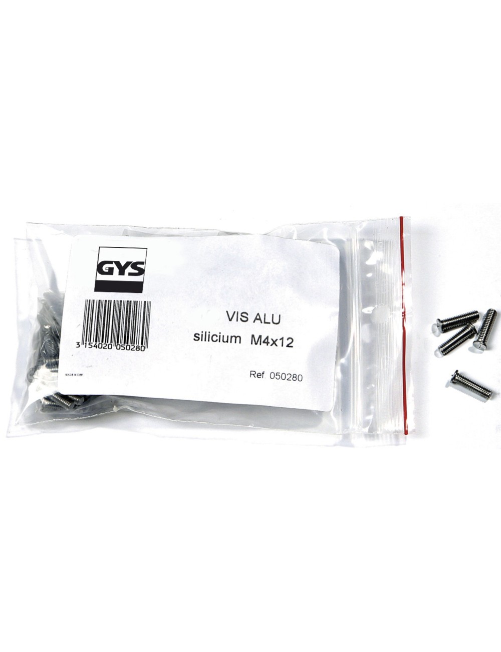 200 Threaded Studs Alsi12 M4X12